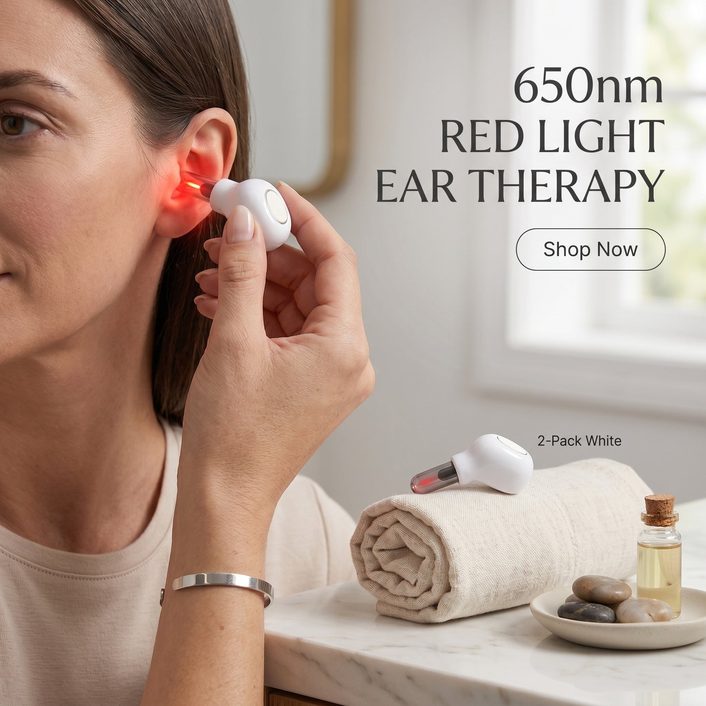 Wellyro™ Ear Canal Phototherapy Pods